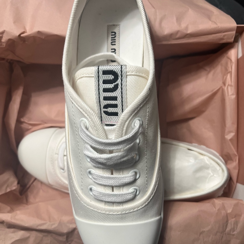 Miu Miu White Sneakers